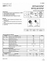 DataSheet IRFS4615PbF pdf